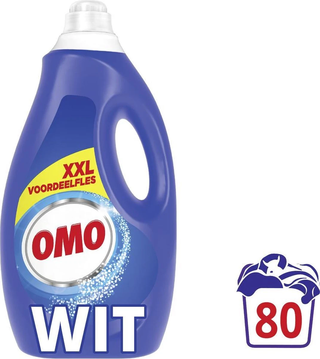 Omo Wit XXL Vloeibaar Wasmiddel - 80 Wasbeurten - Voordeelfles - Afbeelding 4