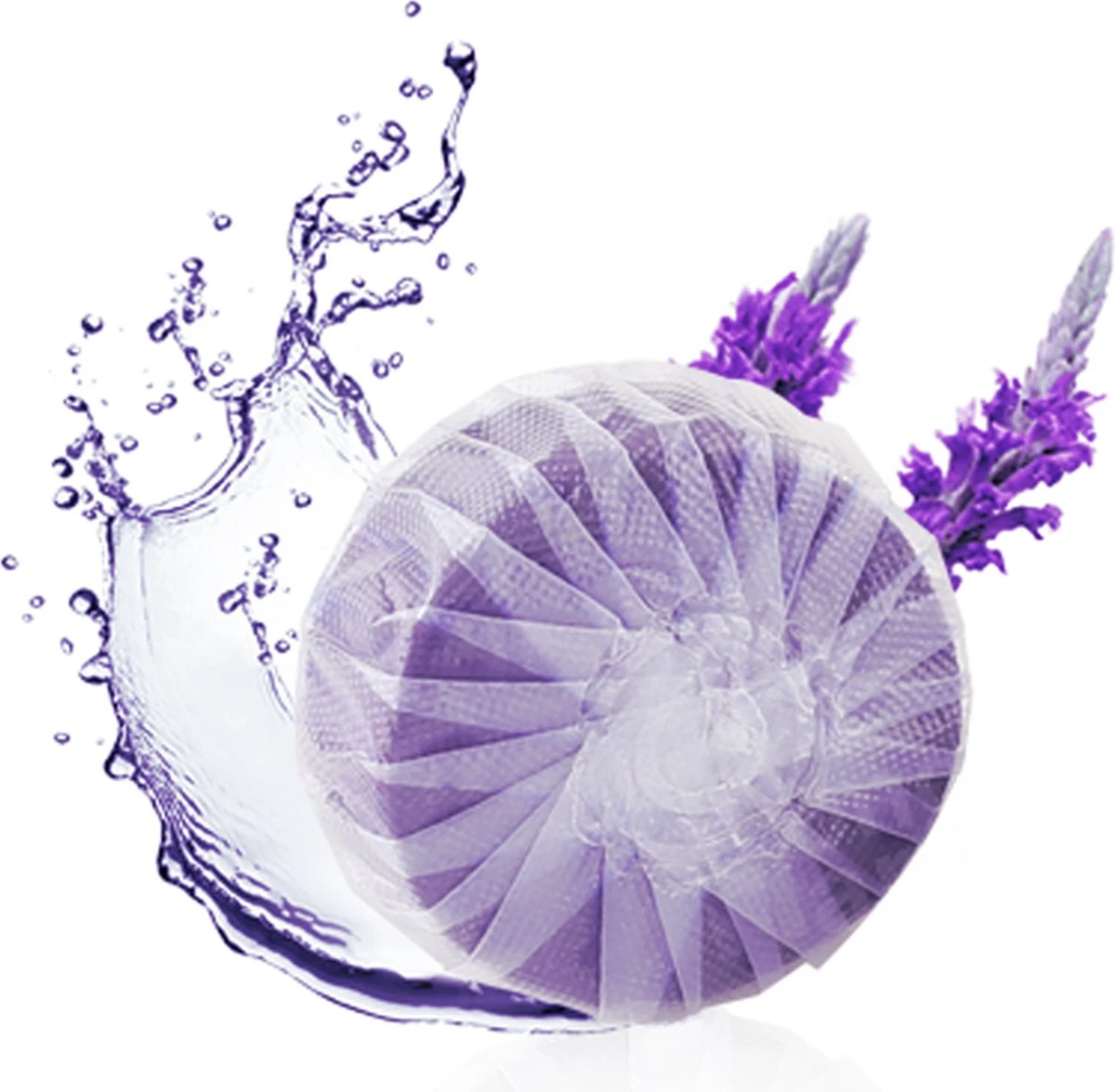 PROSIN® Toiletblokjes Inbouwreservoir - WC Discs - Lavendel - WC Blokjes - Toiletblokjes - Toiletblokken - Toiletblokjes Geberit - Stortbakblokjes Toilet - WC Blokjes Voordeelverpakking - WC Blokjes Inbouwreservoir - Toiletblok - Paars Water - Afbeelding 2
