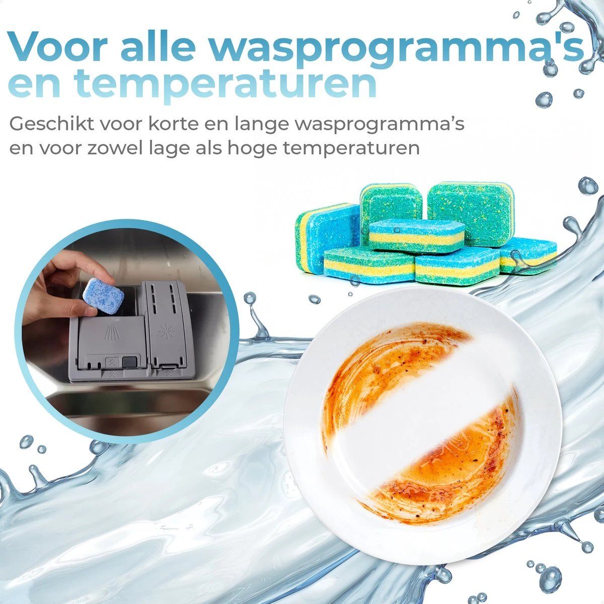 Mapache Vaatwastabletten 500 Stuks - 3 Laags - Voordeelverpakking - Afbeelding 5