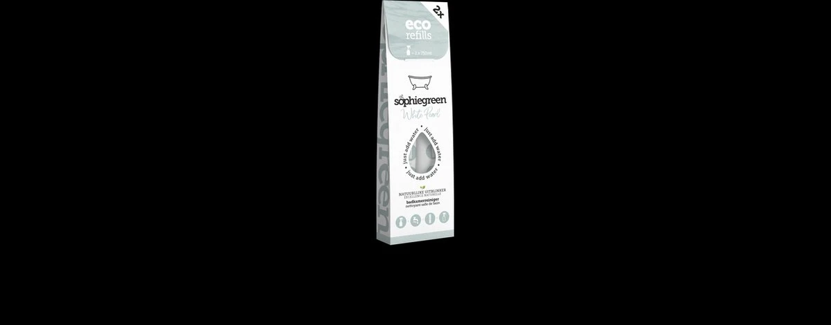 SophieGreen White Pearl Badkamerreiniger 3x2 Navullingen (=6x750 Ml) - Afbeelding 2
