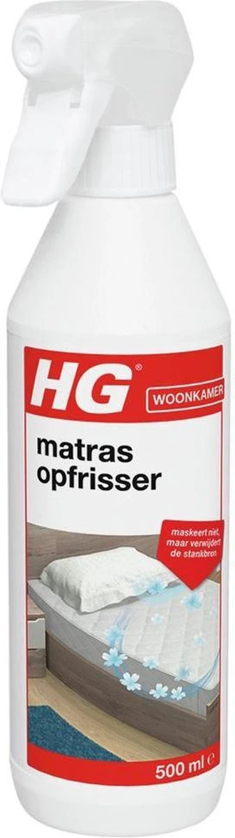 HG Matrasopfrisser - 500ml - Maskeert Niet, Maar Neemt De Bron Weg - Geeft Snel Een Fris Matras - Afbeelding 5