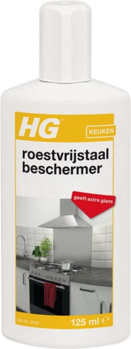 HG Roestvrijstaal Beschermer - 125ml - Snel En Eenvoudig - Laat RVS Weer Glanzen - Afbeelding 4
