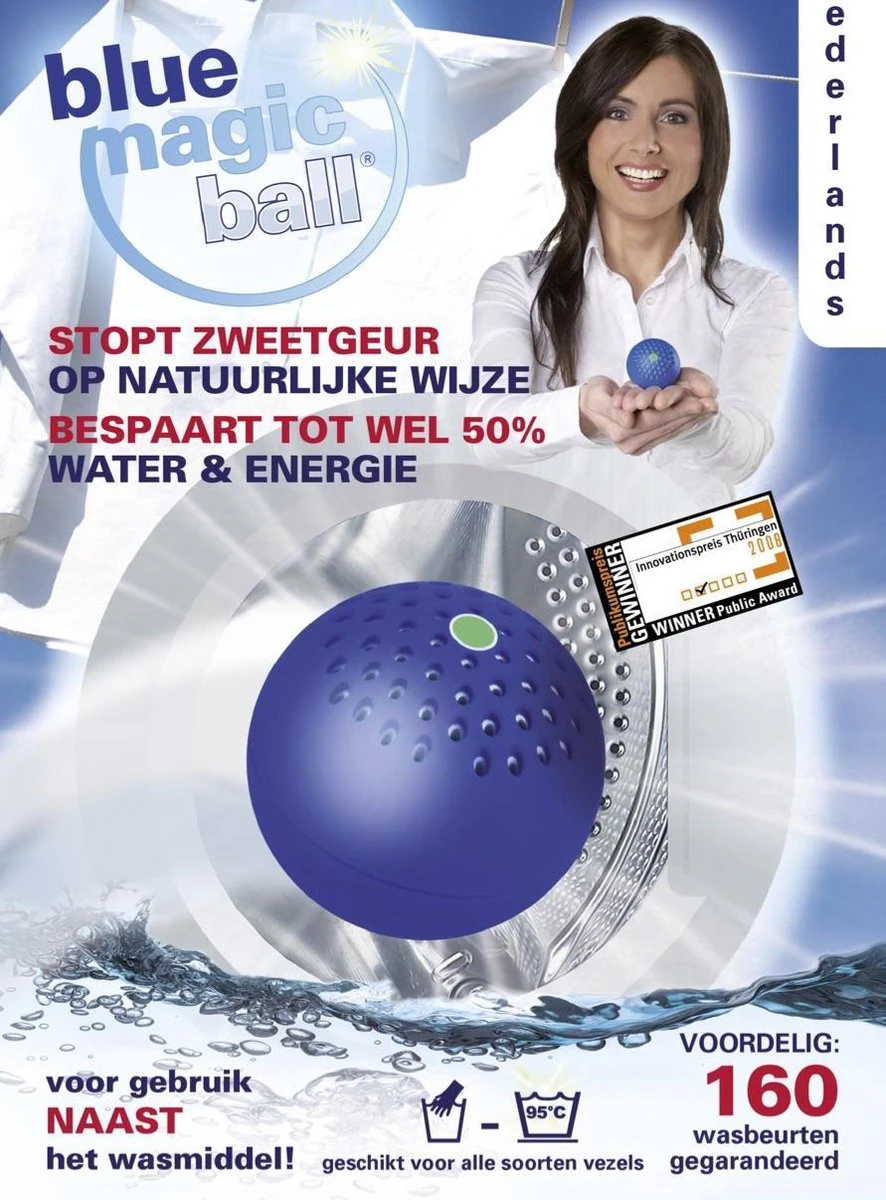 Groene Beer Blue Magic Ball