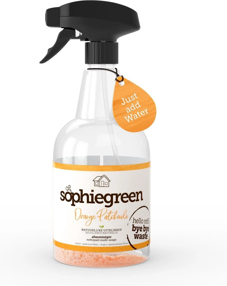 SophieGreen Full House Pakket: Allesreiniger + Keukenreiniger + Badkamerreinger + Sopje Allesreiniger 100g - Afbeelding 3